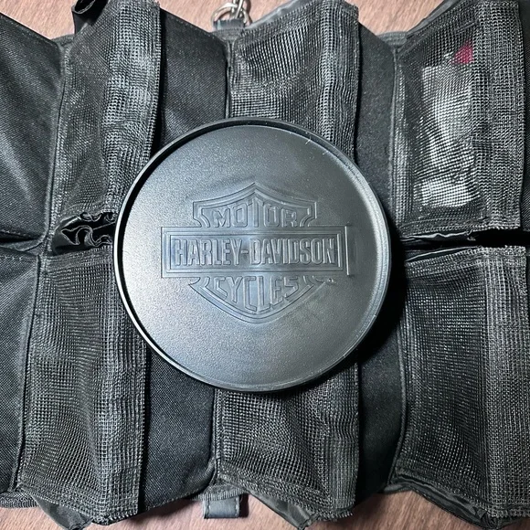 Harley-Davidson Canvas Motorcycle Roll Tool Kit Organizer Bag Ready for Sturgis! - Picture 13 of 13